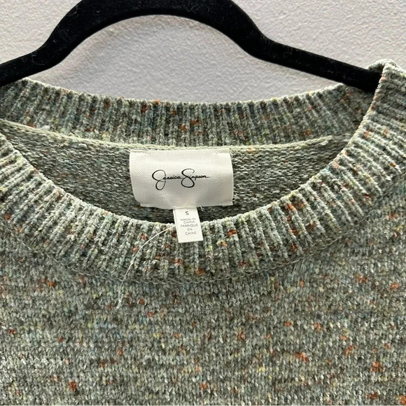 Jessica Simpson Women's Long Sleeve Ribbed Crew Neck Sweater Size S GUC - Picture 3 of 9